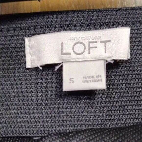 Ann Taylor Loft Black & White Striped Midi Pencil Skirts Size S! - Picture 2 of 15